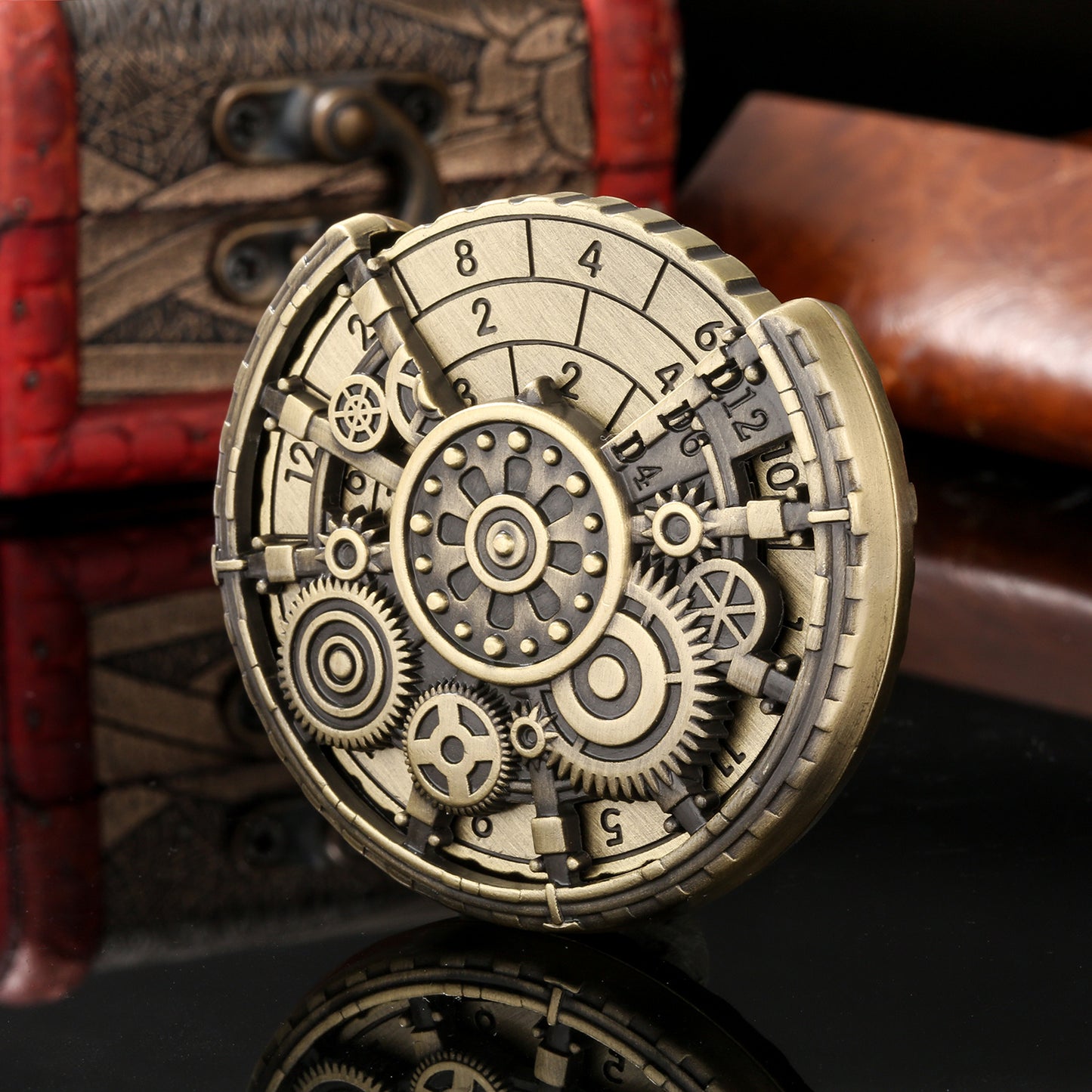 Gyroscope Retro Wheel DND Dice Gift Box Set