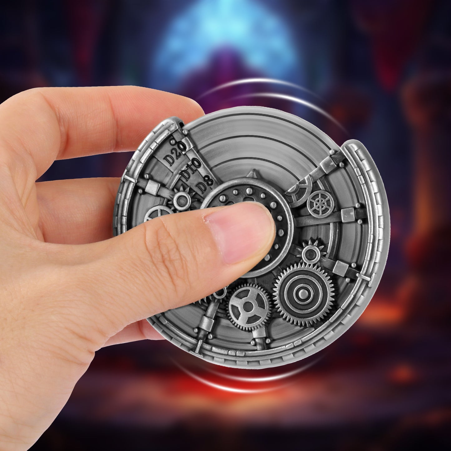 Gyroscope Retro Wheel DND Dice Gift Box Set